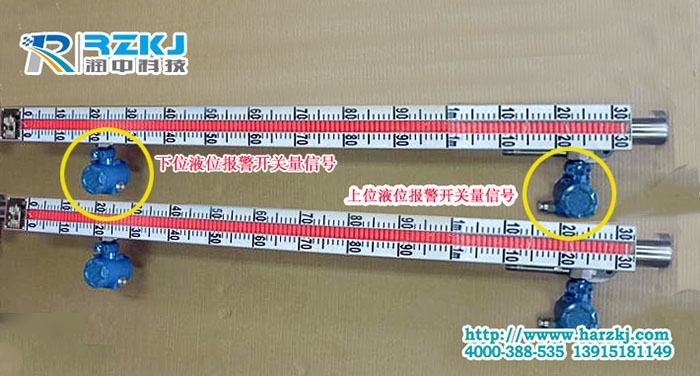 带开关量磁翻板液位计